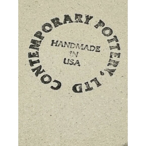 Handmade Contemporary Pottery Ltd Ceramic Soap Dish Textured Center READ - Picture 4 of 6